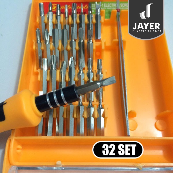 Obeng Mini Diy 32 Set Impacter  / Obeng Kecil 32 in 1 Serbaguna