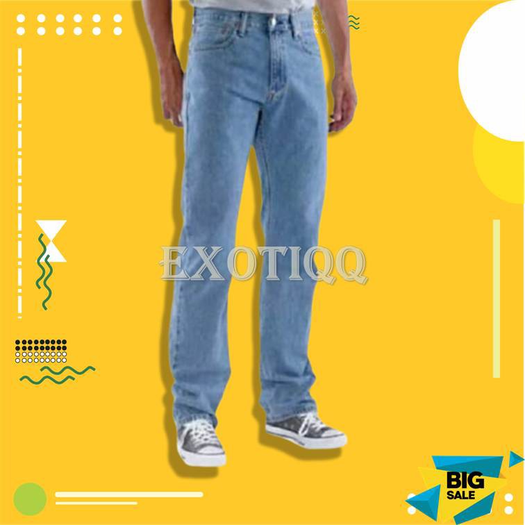 BI87 Celana Jeans Cowok Moureen Bf Boyfriend Cut Crop Unfinished Fringe List Gaya Cowo P Muslim Pria