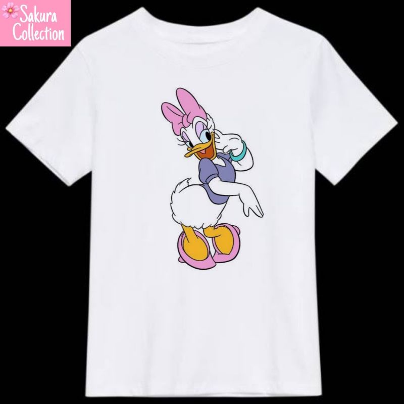 kaos baju Mickey Mouse Minnie Mouse Daisy DISNEY kartun motif karakter Tshirt pria wanita anak dewasa tee kaus distro youtuber hitam putih katun combed cotton 30s 24s oversize lokal S M L XL XXL 2XL XXXL 3XL lengan pendek termurah terlaris BEST SELLER 3