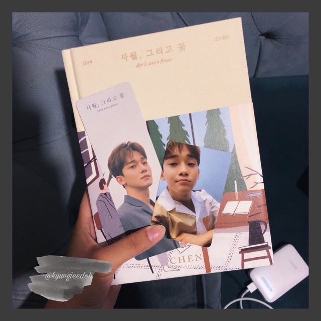 SHARING EXO CHEN APRIL&FLOWER ALBUM SOLO