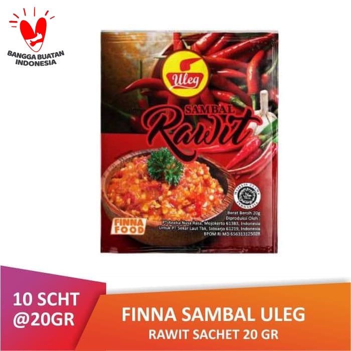 

Fe08774g Pack Finna Sambal Uleg Rawit Sachet (10 X 20Gr) F3E1F111