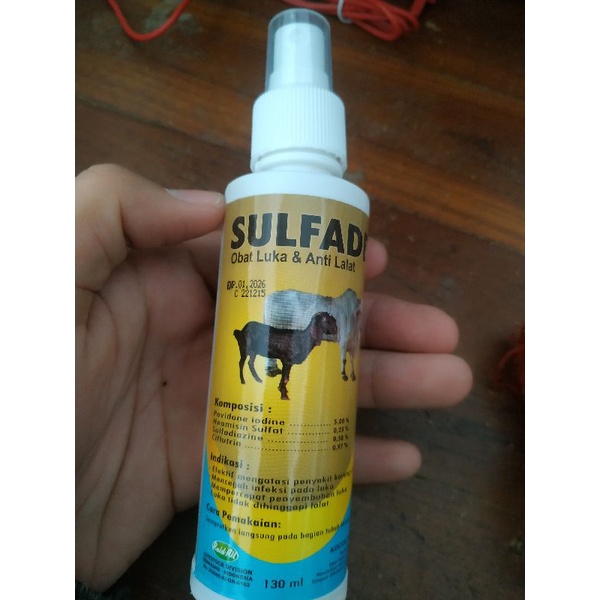 Sulfadex obat luka dan Anti lalat kambing sapi
