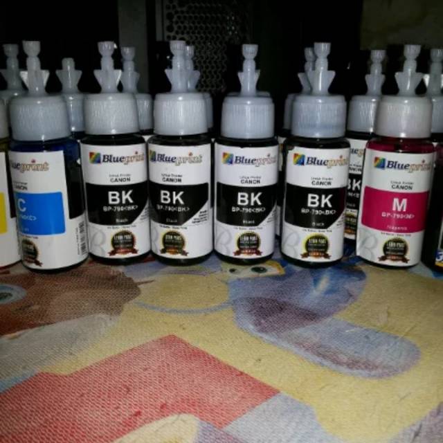 Tinta refil tinta suntik tinta epson L series blue print beli  3 bonus 1