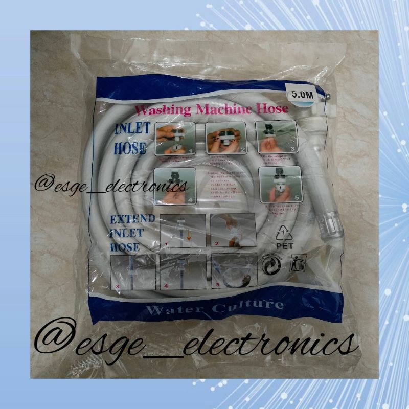 SELANG INLET MASUK AIR MESIN CUCI POLYTRON SELANG MESIN CUCI SELANG MASUK AIR MESIN CUCI 5 METER SELANG INLET MESIN CUCI SELANG AIR MESIN CUCI WATER HOSE INLET MESIN CUCI POLYTRON SLANG MESIN CUCI AUTOMATIS SATU TABUNG OTOMATIS SELANG AIR POLYTRON PIPA