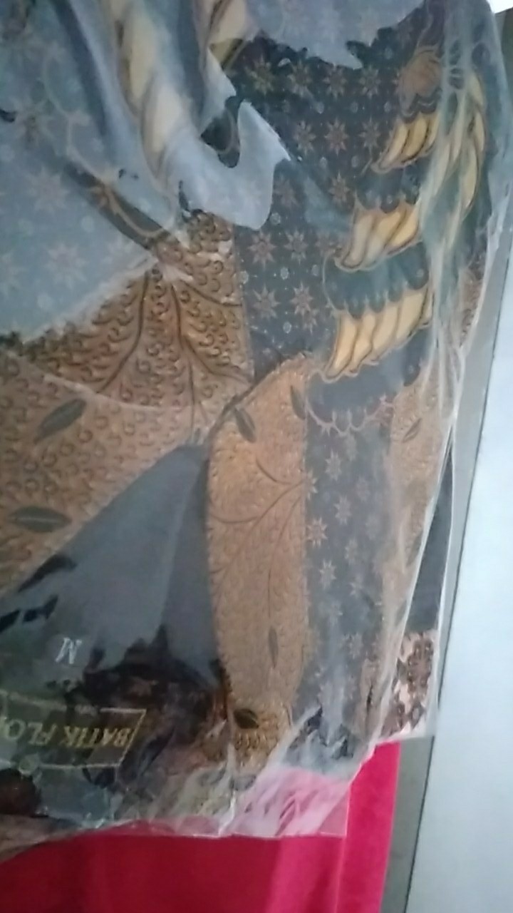 Kapal Kandas Sogan Pendek Kemeja Batik Pria Slimfit Full Furing Katun Primisima