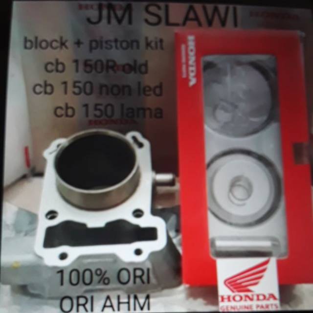 Block set piston kit set cb 150r lama old non  led ori AHM