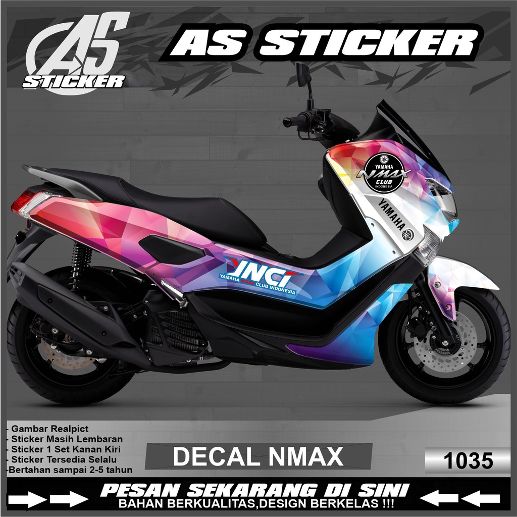 Decal Nmax 155 New 2020-2021 Decal full Body Nmax desain grafis