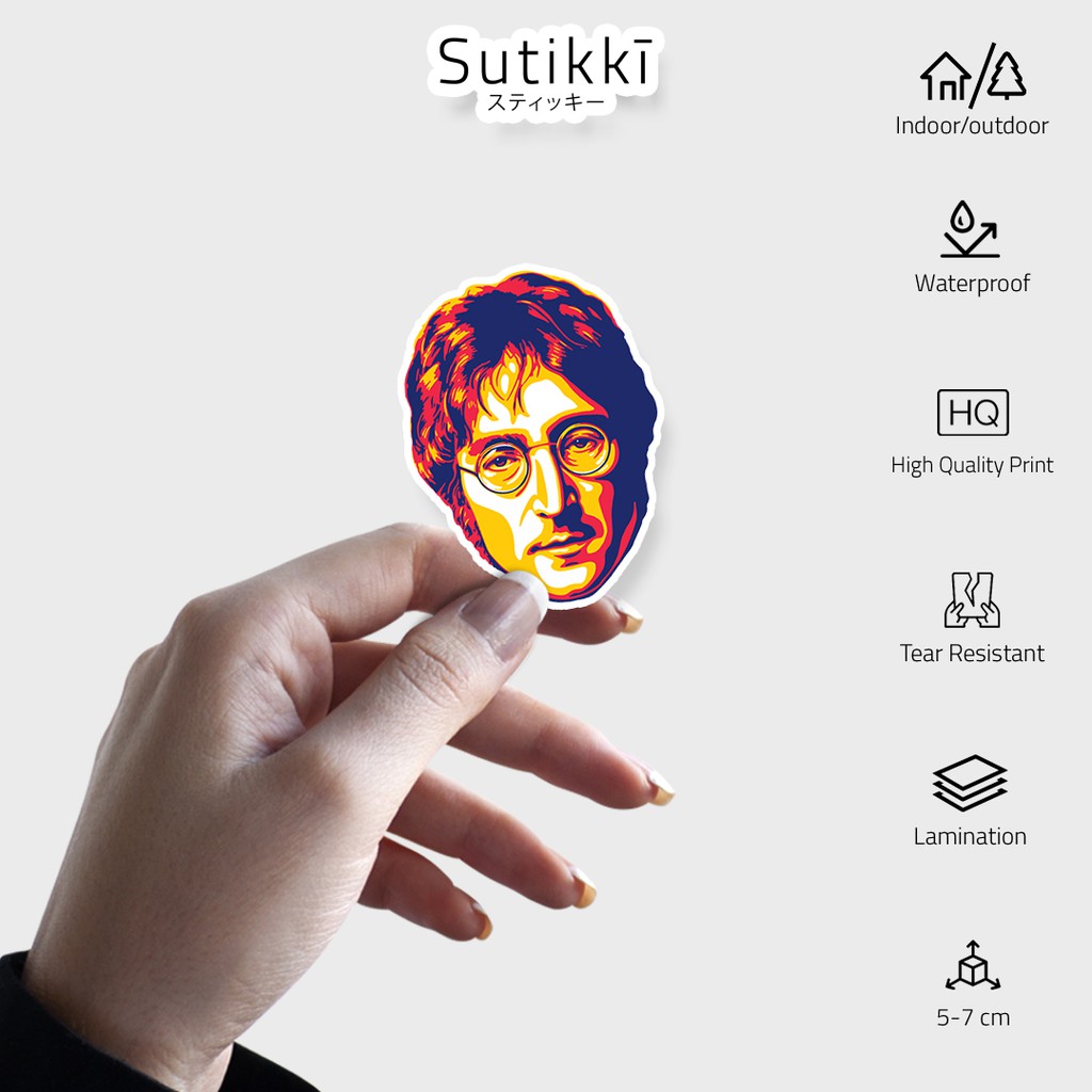 Sutikki | Sticker Pack The beatles John lennon Musik Music Thebeatles Stiker Laptop Vinyl Aesthetic