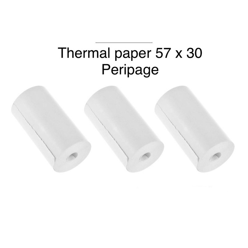 

thermal paper printer peripage 50 x30 (isi 3 roll dan 5 roll)