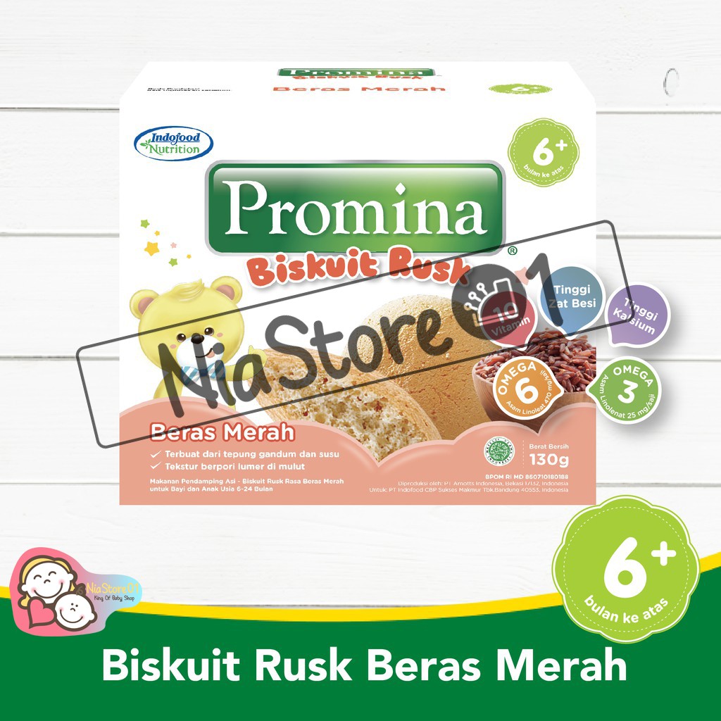 PROMINA / BISKUIT BAYI / Biskuit Rusk / Cemilan Bayi