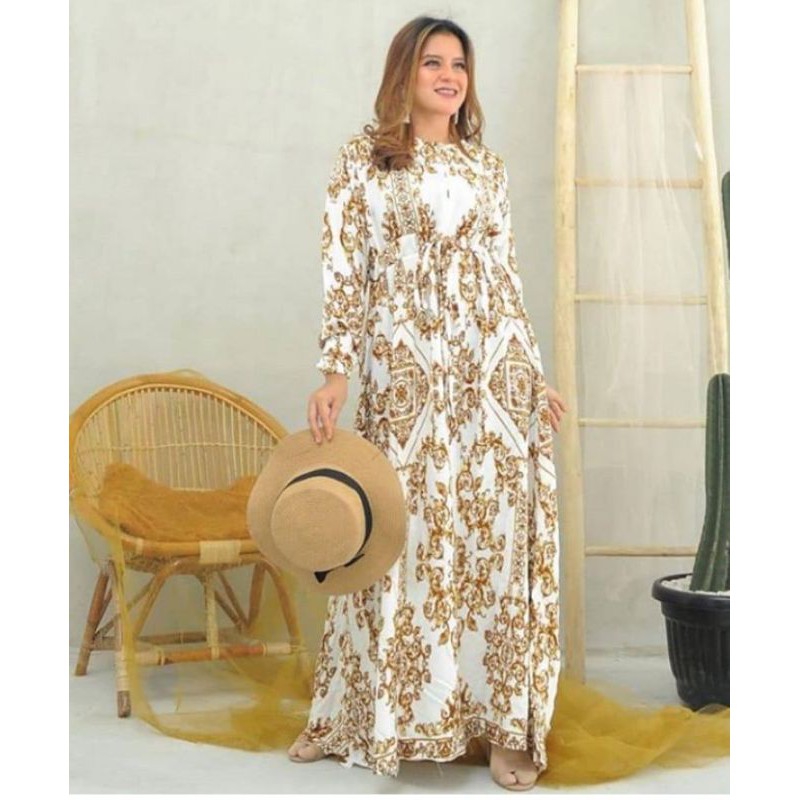 GAMIS MOTIF SULTAN MONALISA TERLARIS/GAMIS MURAH MOTIF MONALISA