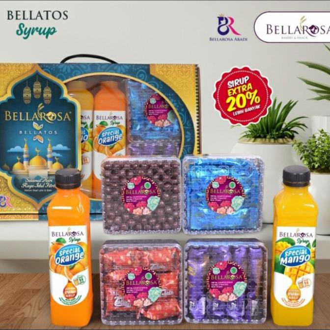 

PARSEL RAMADAN KUE KERING BELLAROSA PAKET BELLATOS + SIRUP PROMO Kode 292