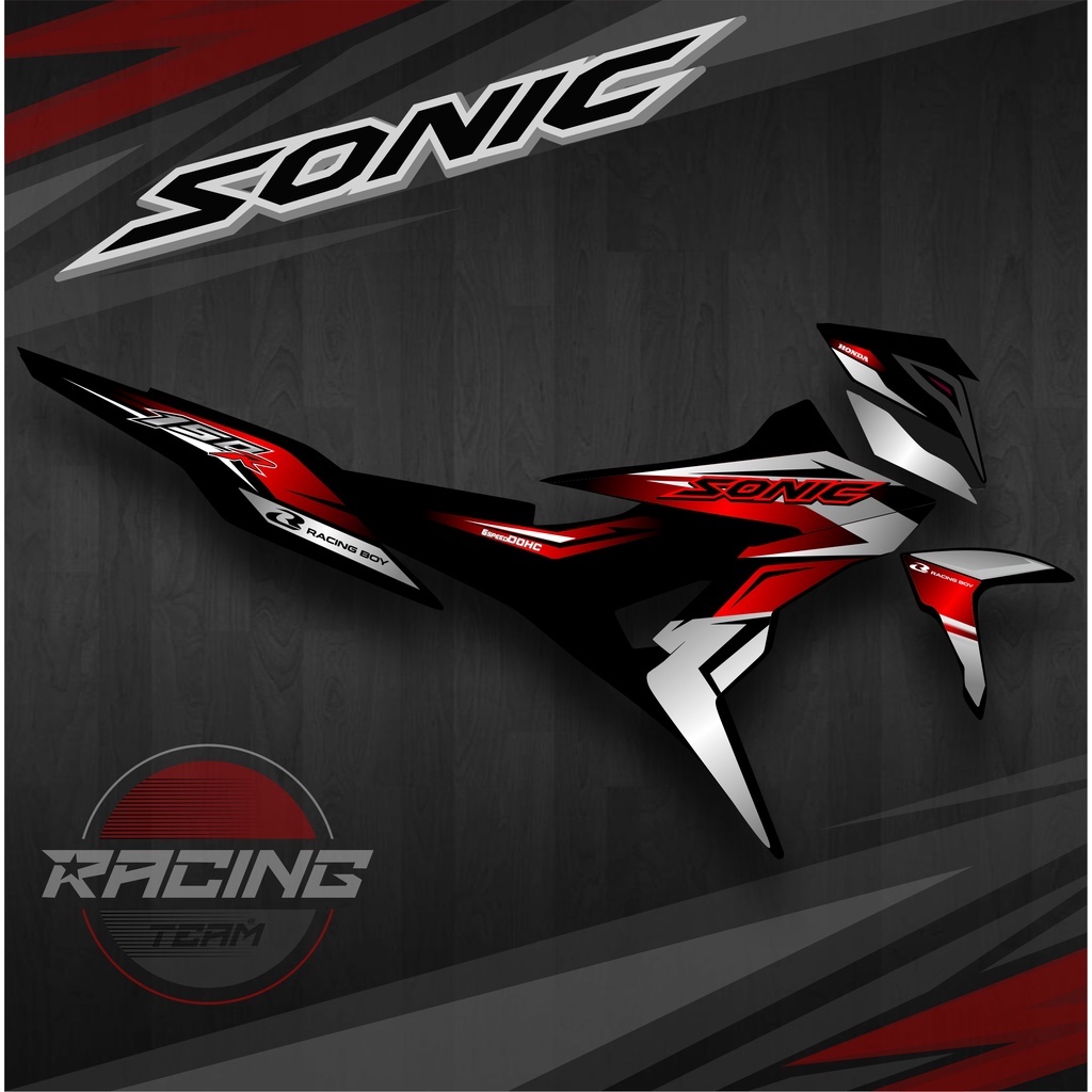 STRIPING HONDA SONIC VARIASI / STICKER VARIASI MOTOR SONIC 150 R VARIASI / COD