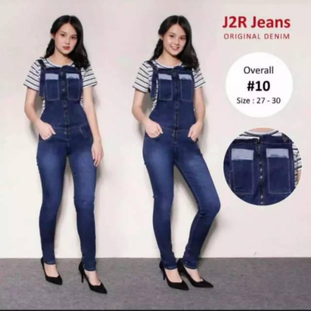 Jeans Overall Wanita Sofjeans Streetch-Terbaru-Best Seller