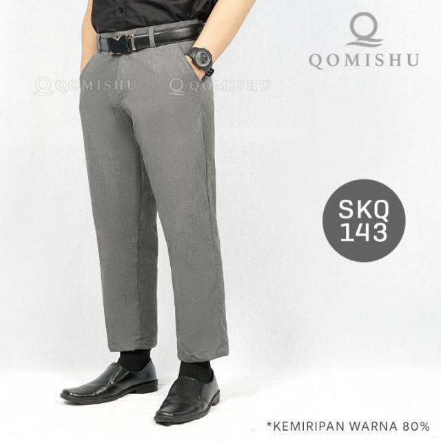 Celana Sirwal Kantor Qomishu Premium