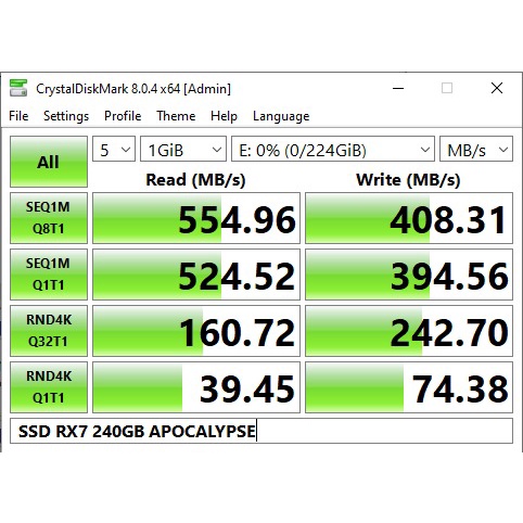 SSD RX7 240GB GARANSI RESMI 3TAHUN