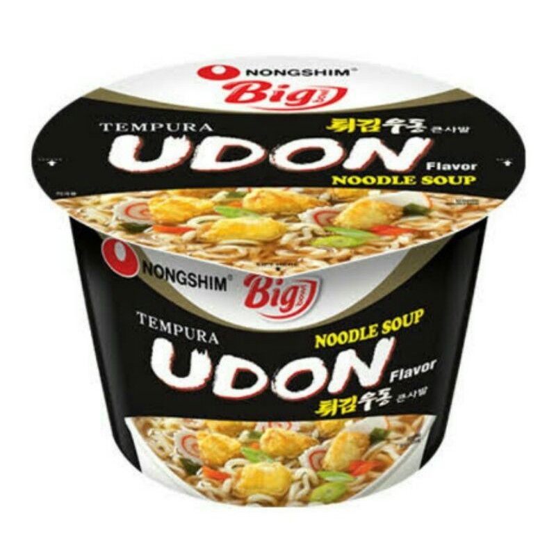

NONGSHIM Big Bowl Noodle Udon/ Mie Instan Rasa Tempura Udon 111gr