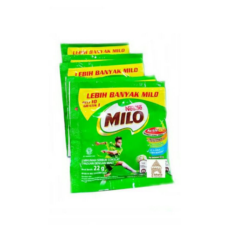 

MILO SASET 1 RENCENG ISI 10 + 1