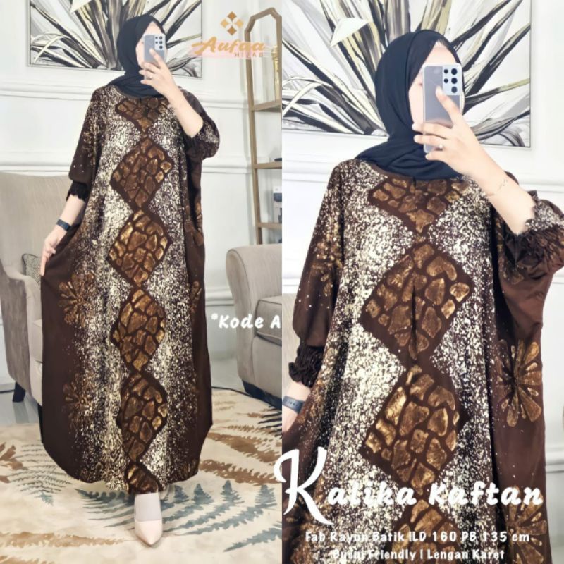 kalika kaftan batik murah ori aufaa hijab
