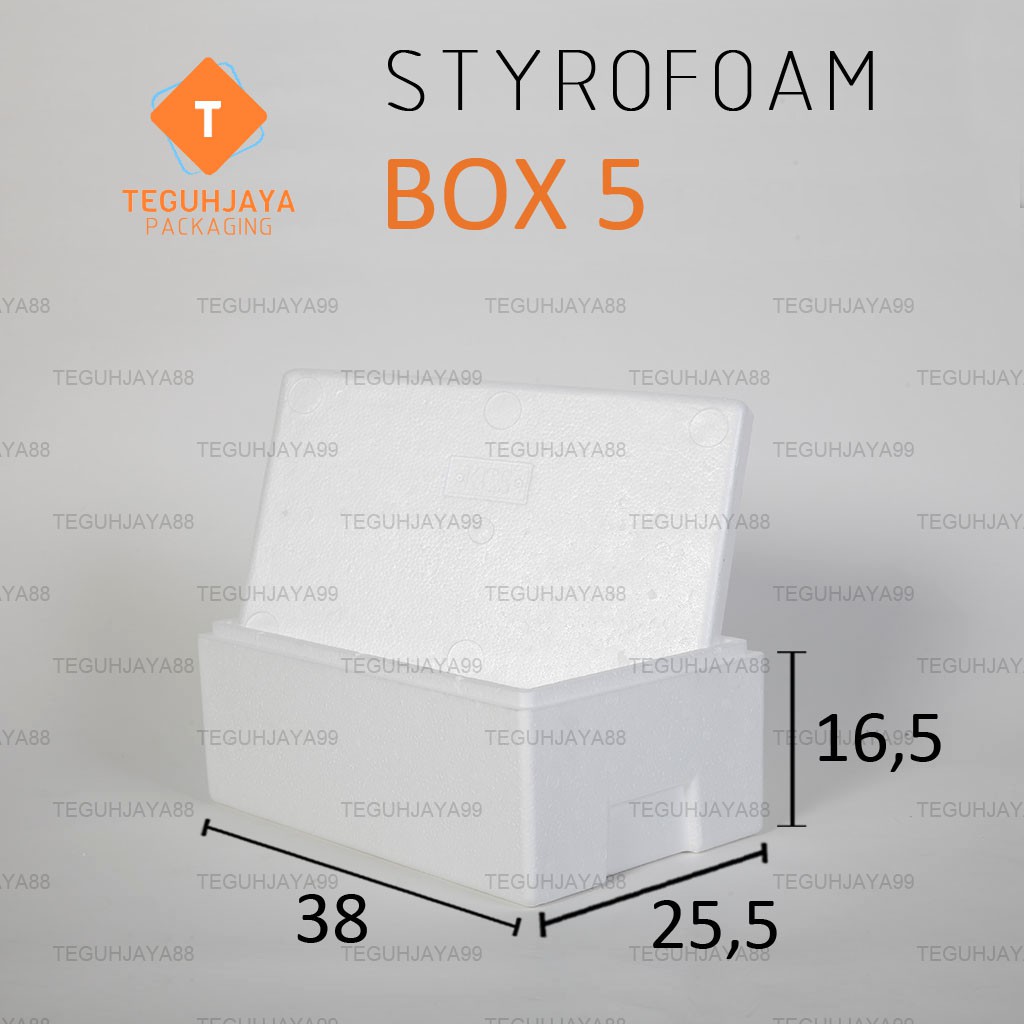 Benteng Onderdil Styrofoam Gabus Box 5 Kg Sterofoam Box Kotak Gabus Ikan Buah 38 X 25,5 X 16,5 Cool