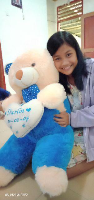 Bantal Foto Bentuk Love Ukuran 40x40