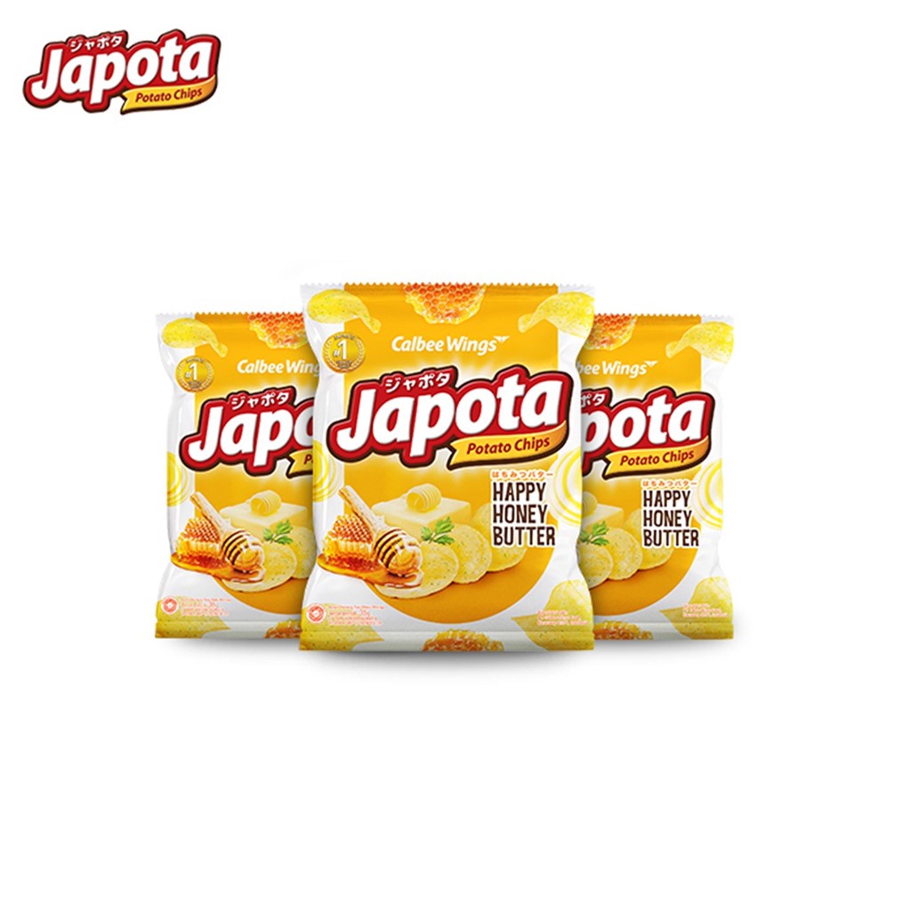 Japota Keripik Kentang Happy Honey Butter 35 gr x3 - Gambar 3
