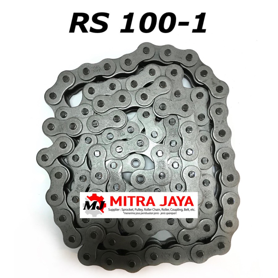 RANTAI SPROCKET SINGLE RS 100 - 1 ROLLER CHAIN RANTE