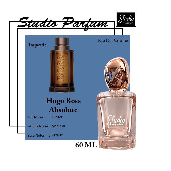 Parfum Hugo Boss Absolute 60 ML- best seller - minyak wangi - parfume - kualitas  edp - unisex