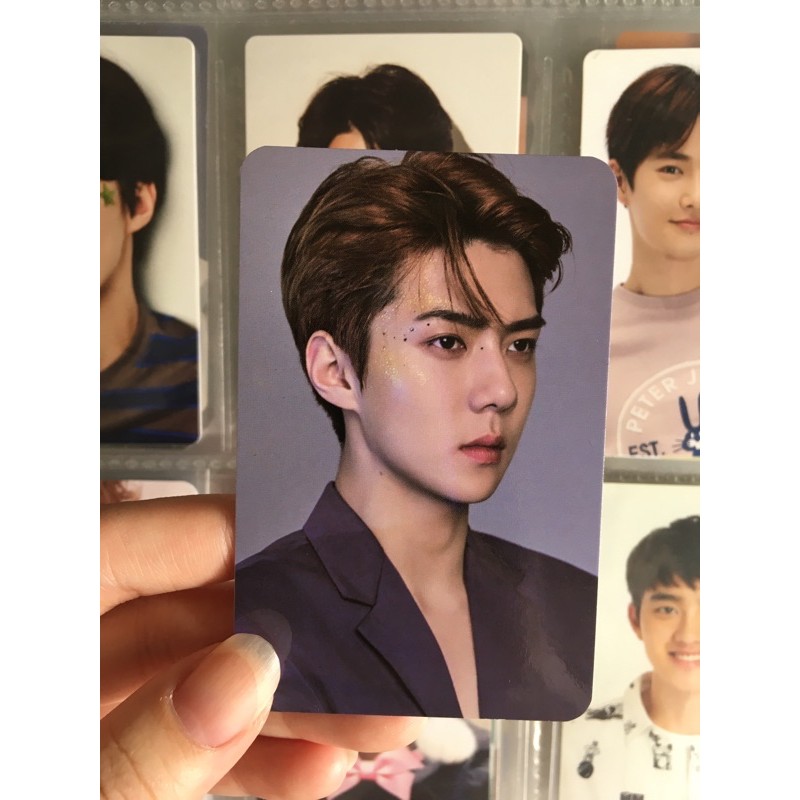 [booked] pc photocard sehun exo benefit withdrama wd season greeting 2019
