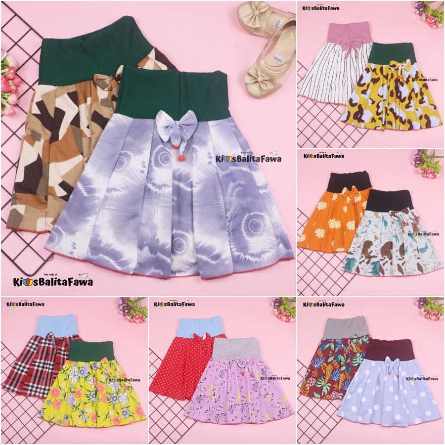 [MOTIF] Rok Pita Bianca uk. 4-5 Tahun / Skirt Pendek Anak Perempuan Lucu Grosir Kids Girl Rempel