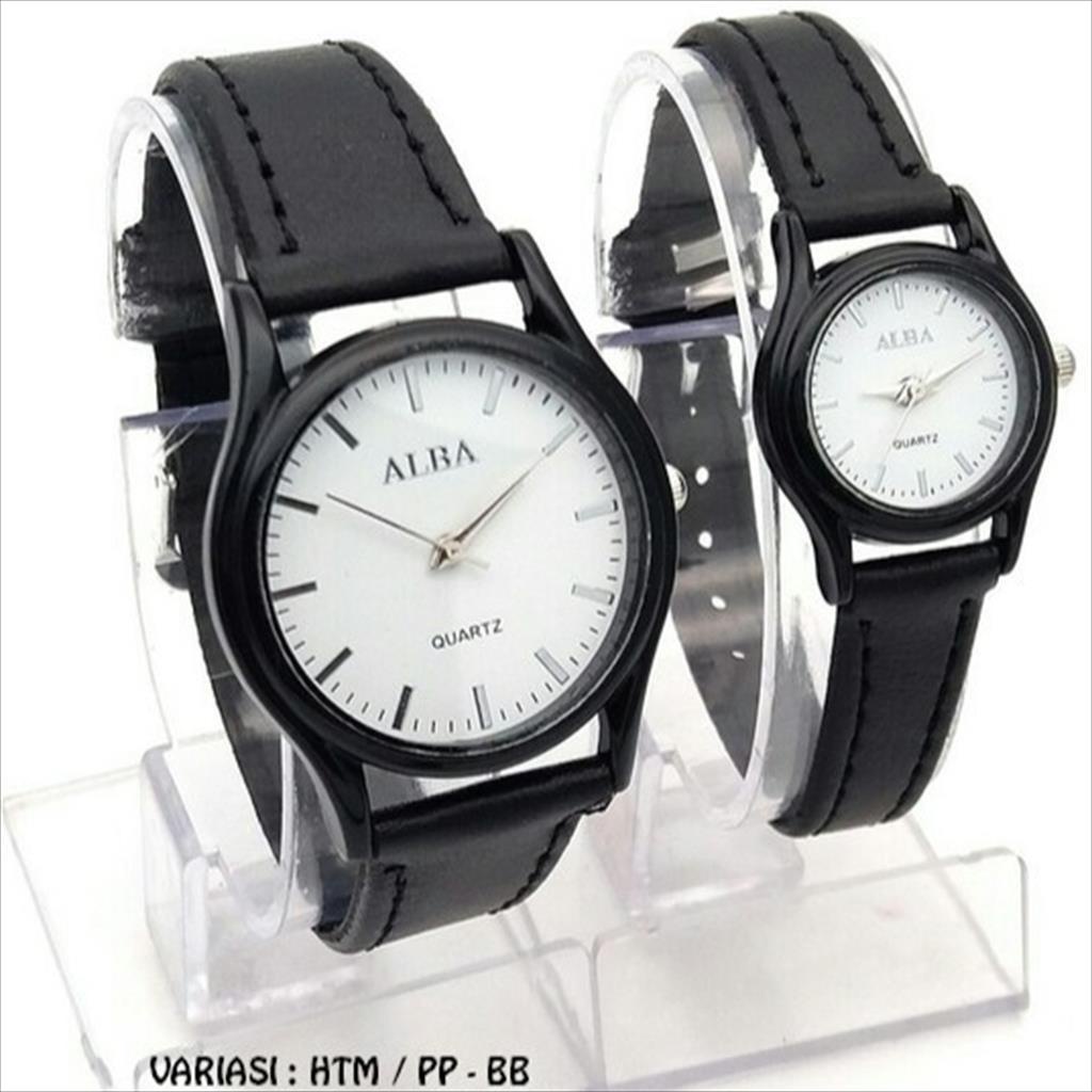 MJS 138 - jam alba couple analog / jam tangan sepasang terbaru