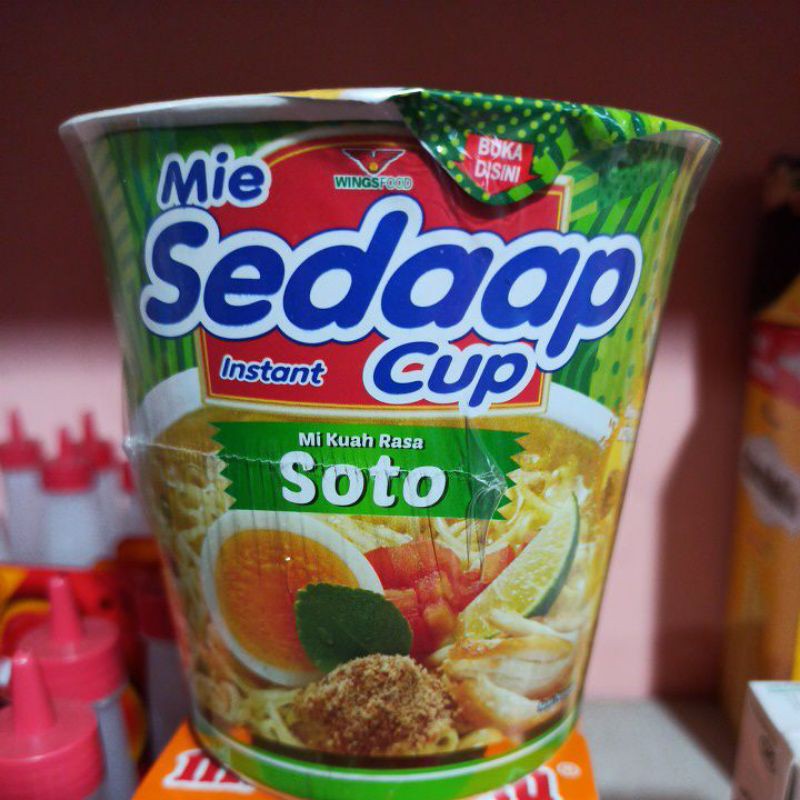 

Mie Sedap Cup Soto Koya 77gr