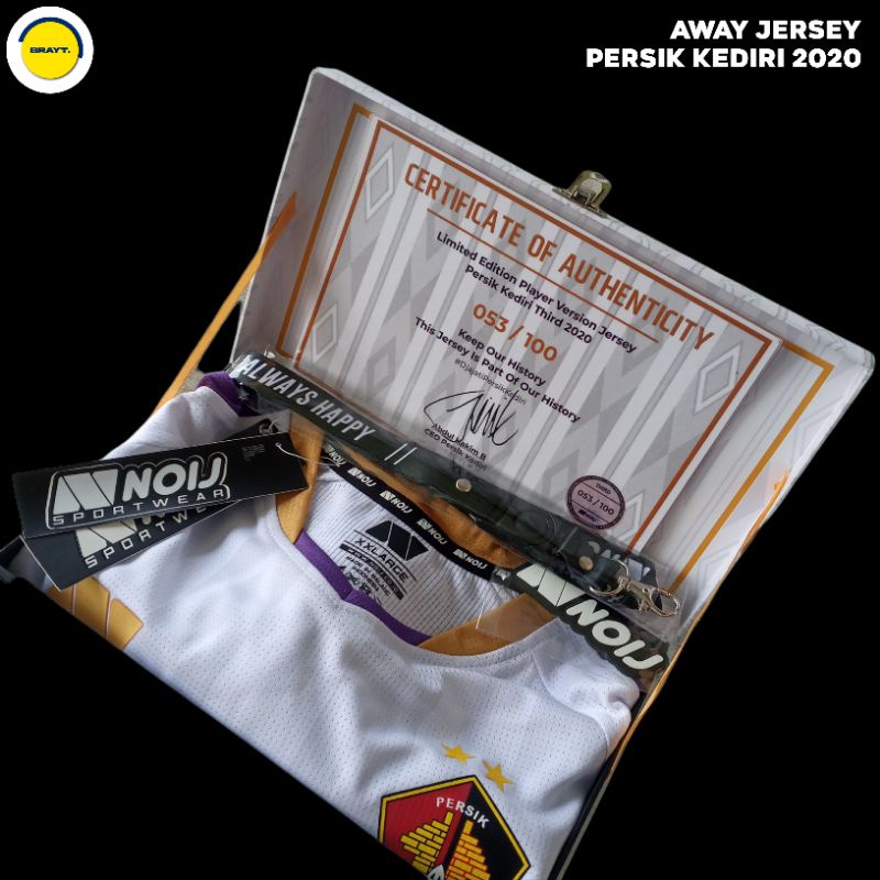 Jersey Persik Kediri 2020 with Boxset by Noij