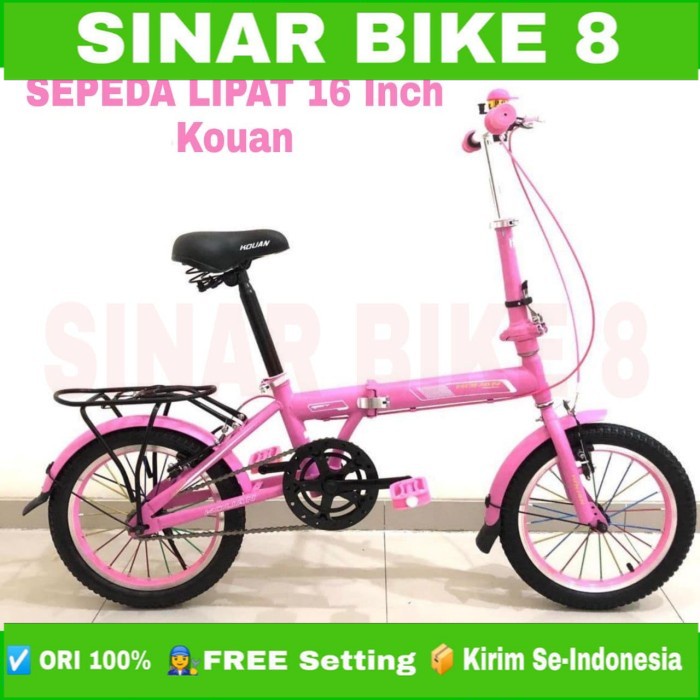 Sepeda Lipat KOUAN Boncengan Ukuran 16 Inch