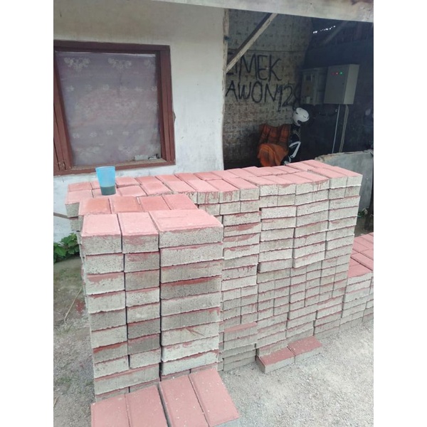 FS - PAVING BLOK BATA MERAH//MANUAL 5 CM//PAVING BLOK BATA//PAVING BLOCK//PAVING BLOK HALAMAN RUMAH/