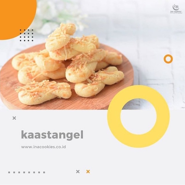 

Kue Kering Ina Cookies ( Kastengel )