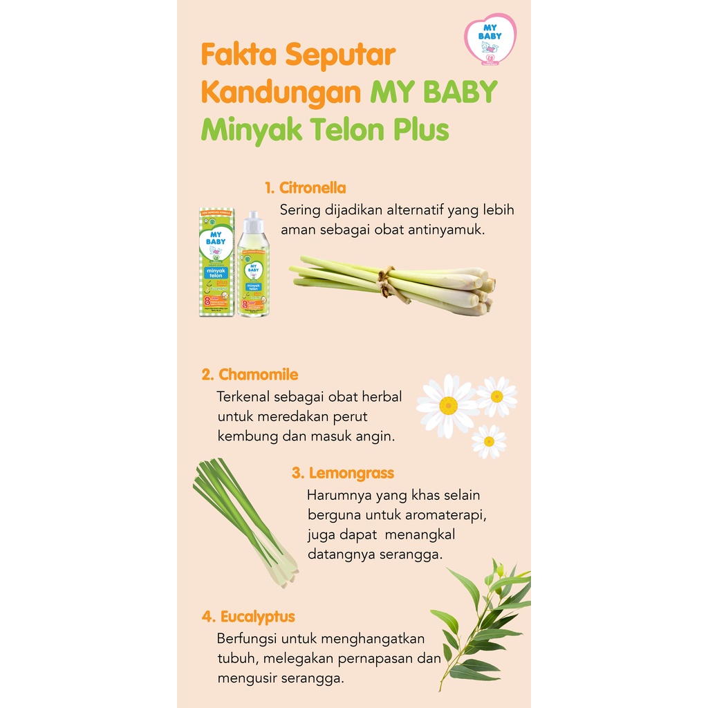 ♥️Nafris♥️My Baby Minyak telon Eucalyptus &amp; Lavender 60ml|90ml|150ml|Mybaby Eucaliptus|Mybaby Lavender