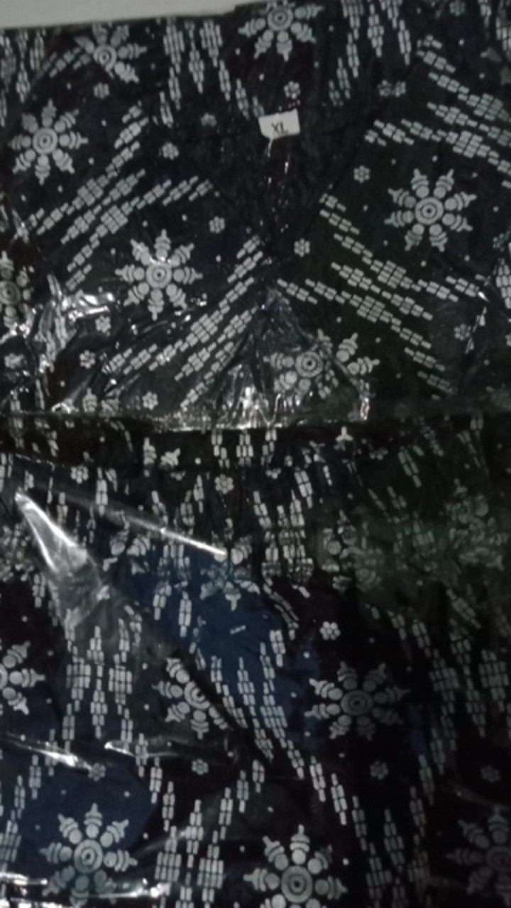 Couple Kebaya Rok Kemeja Pradaa Silver Motif Terbaru