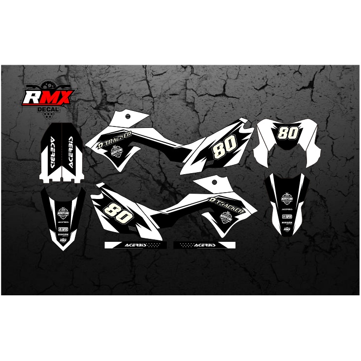 DECAL DTRACKER FULLBODY (008) DEKAL STIKER D-TRACKER DTX 150 SE 2016 2017 2018 2019 2020 2021 2022 H