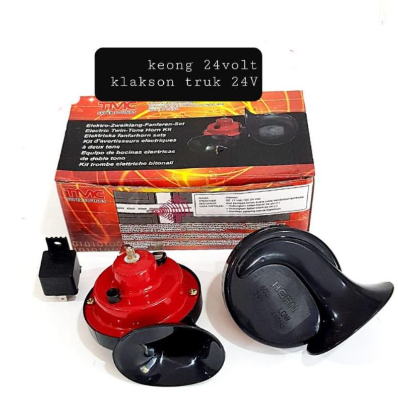 Klakson 24V Klakson Keong 24Volt Klakson Mobil Truk 24Volt Snail Horn 24V