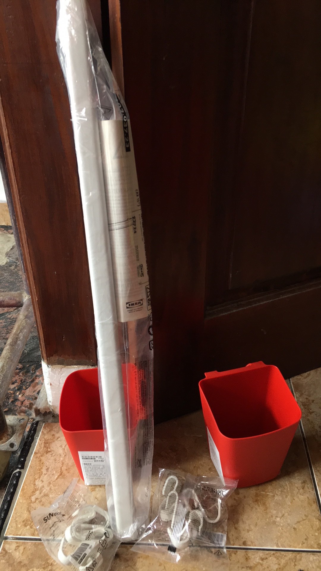 Summersta Rel Dinding Rel Dapur Gantungan Panci Gantungan Kunci, 60 Cm