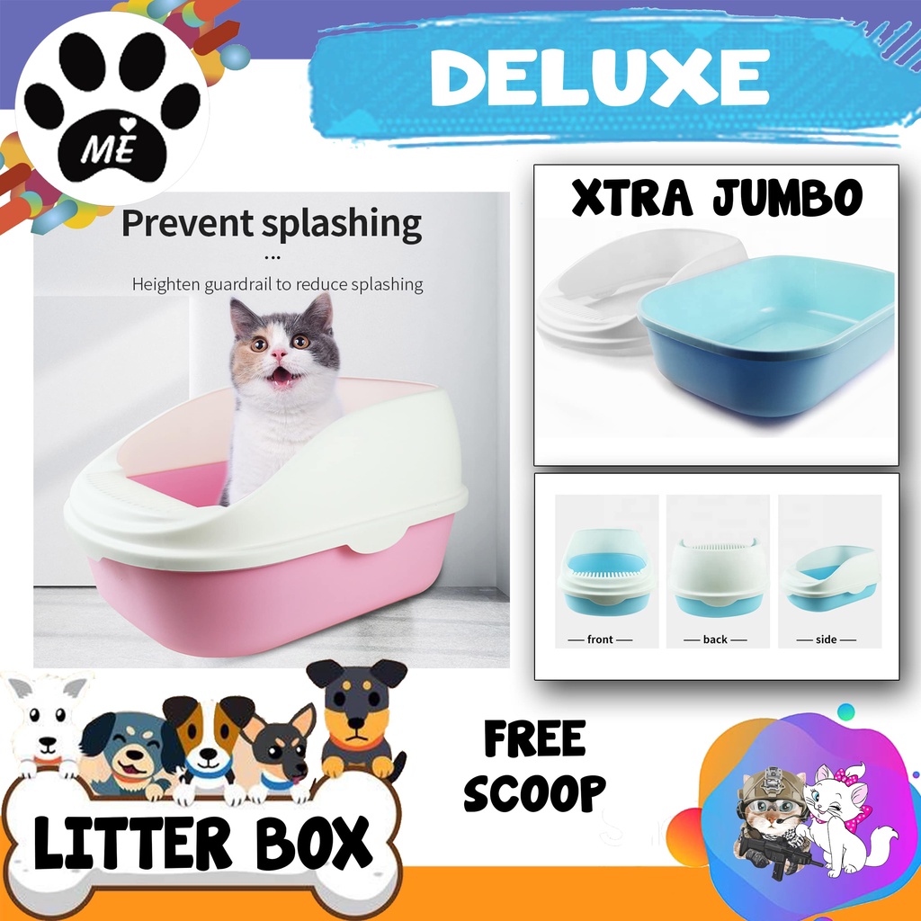 Cat Litter Box Extra Jumbo &quot;DELUXE&quot; Tempat Pasir Kucing