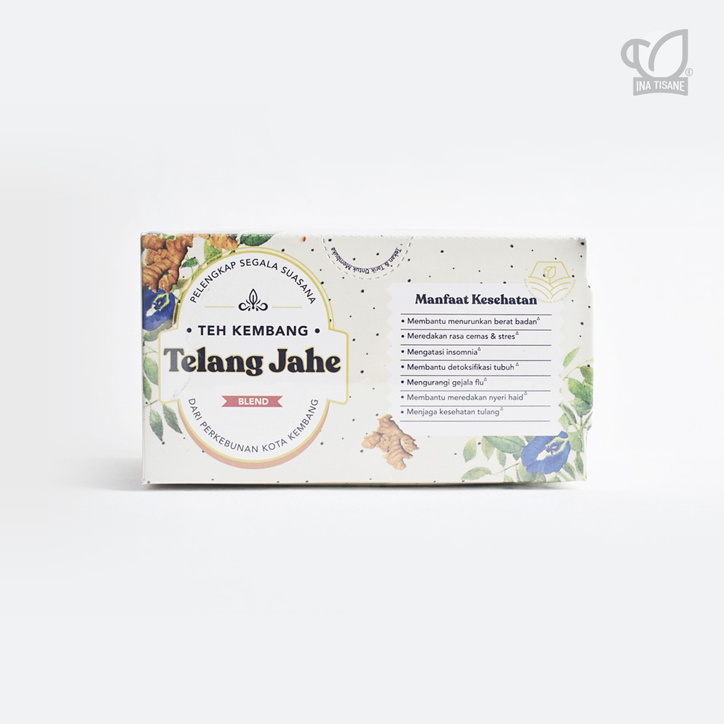 

Ina Tisane Teh Bunga Telang Jahe Isi 20 wildan