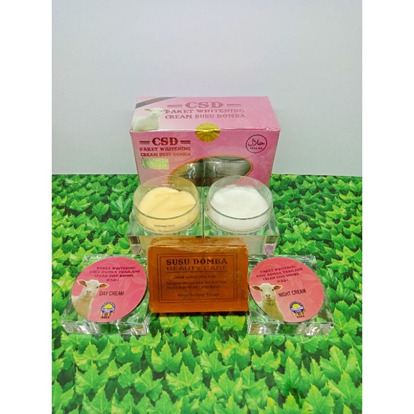 PAKET CREAM SUSU DOMBA MDS // CSD MDS PINK &amp; GOLD ORIGINAL 30 GRAM