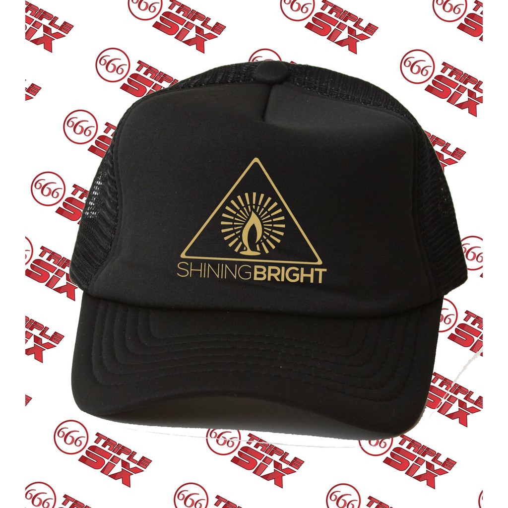 Topi Trucker Shining Bright Gold