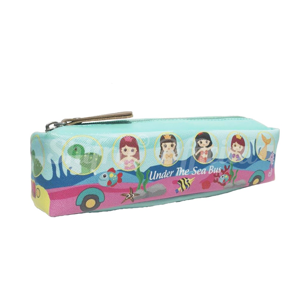 Shifra Tempat Pensil Anak Perempuan Remaja Unik Mini Bus Colorful