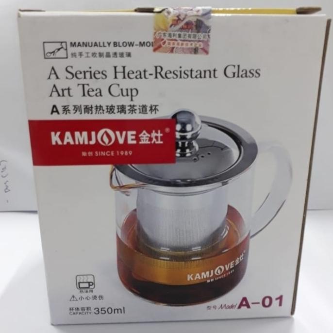 

[COD] Kamjove A-01 Art Tea pot /alat saringan seduh teh 350ml [COD]