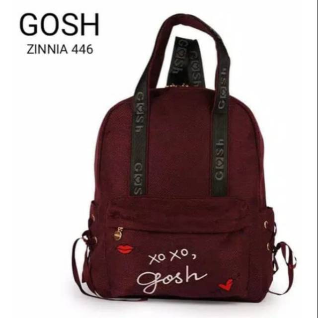 GOSH ZINNIA 446 BACKPACK / TAS RANSEL WANITA ORIGINAL GOSH