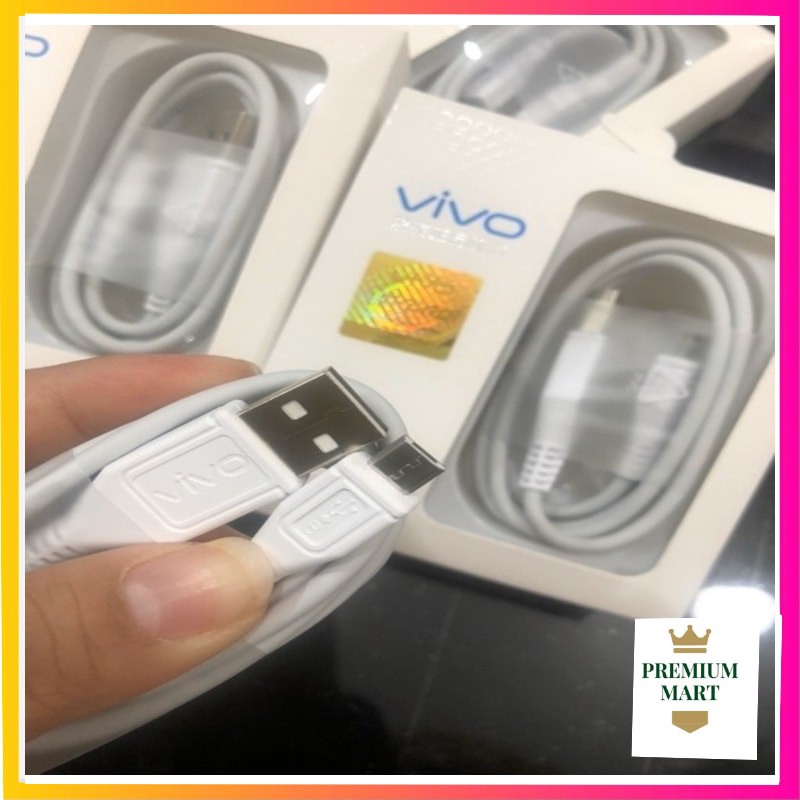 [NO PACKING] Kabel data VIVO Original 2A panjang 1meter Fast Charging