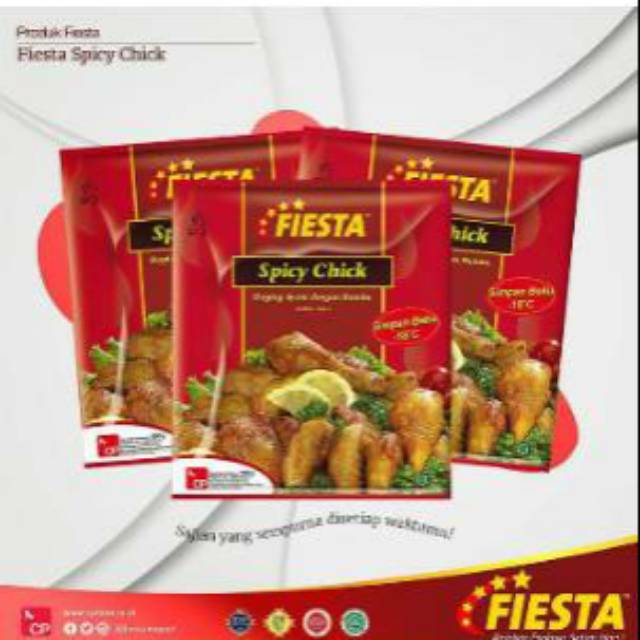 

FIESTA Spicy Chick (Daging Ayam Dengan Bumbu) 500gr